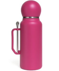 Termo Mate Rosado Acero Inoxidable 1300ml