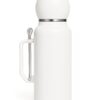 Termo Mate Blanco Acero Inoxidable 1300ml