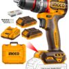 Taladro Atornillador Percutor de Impacto Inalámbrico 55NM 13mm + 2 Baterías 2AH + Cargador Rápido