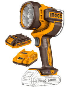Linterna Inalámbrica + Batería 2AH + Cargador Rápido