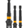Set 3 Adaptadores Magnéticos para Dados ¼" ⅜" ½"