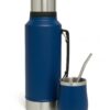 Termo Mate Azul Acero Inoxidable 1L