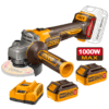 Amoladora / Esmeril / Galletero Angular Inalámbrico 4 ½” 1000W + 2 Baterías 4AH + Cargador