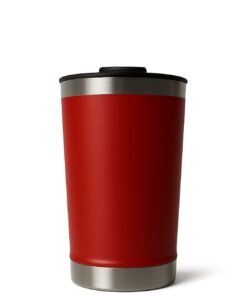 Vaso Térmico Rojo Acero Inoxidable 473 mL
