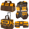 Combo 4 Porta Herramientas: Valija con Ruedas + Coleto + Chaleco + Bolso