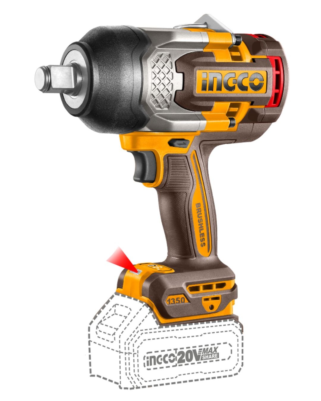 CIWLI20135 Llave de Impacto Inalámbrica 1350NM
