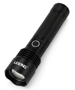 Linterna Táctica Recargable LED con Zoom