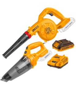 Combo 2 Herramientas Inalámbricas: Sopladora + Aspiradora 0.5L + Batería 2AH + Cargador