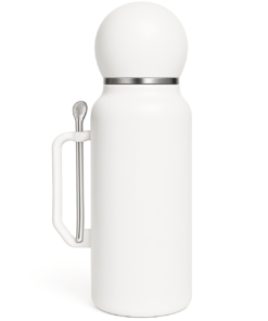 Termo Mate Blanco Acero Inoxidable 1300mL