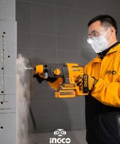 Rotomartillo Inalámbrico con Adaptador de Mandril Taladro + 2 Baterías 4AH + Cargador