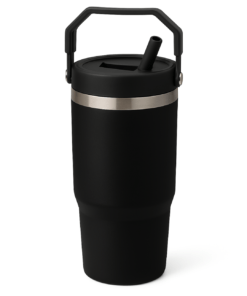 Botella Térmica Negra Acero Inoxidable 900mL