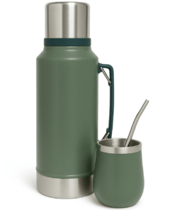 Termo Mate Verde Acero Inoxidable 1L