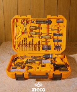 Set Taladro Atornillador Percutor 66NM 10mm + 165 Herramientas + Batería 2AH + Cargador