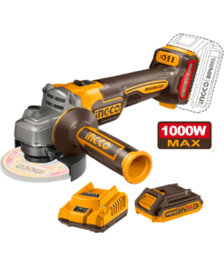 Amoladora / Esmeril / Galletero Angular Inalámbrico 4 ½” 1000W + Batería 2AH + Cargador