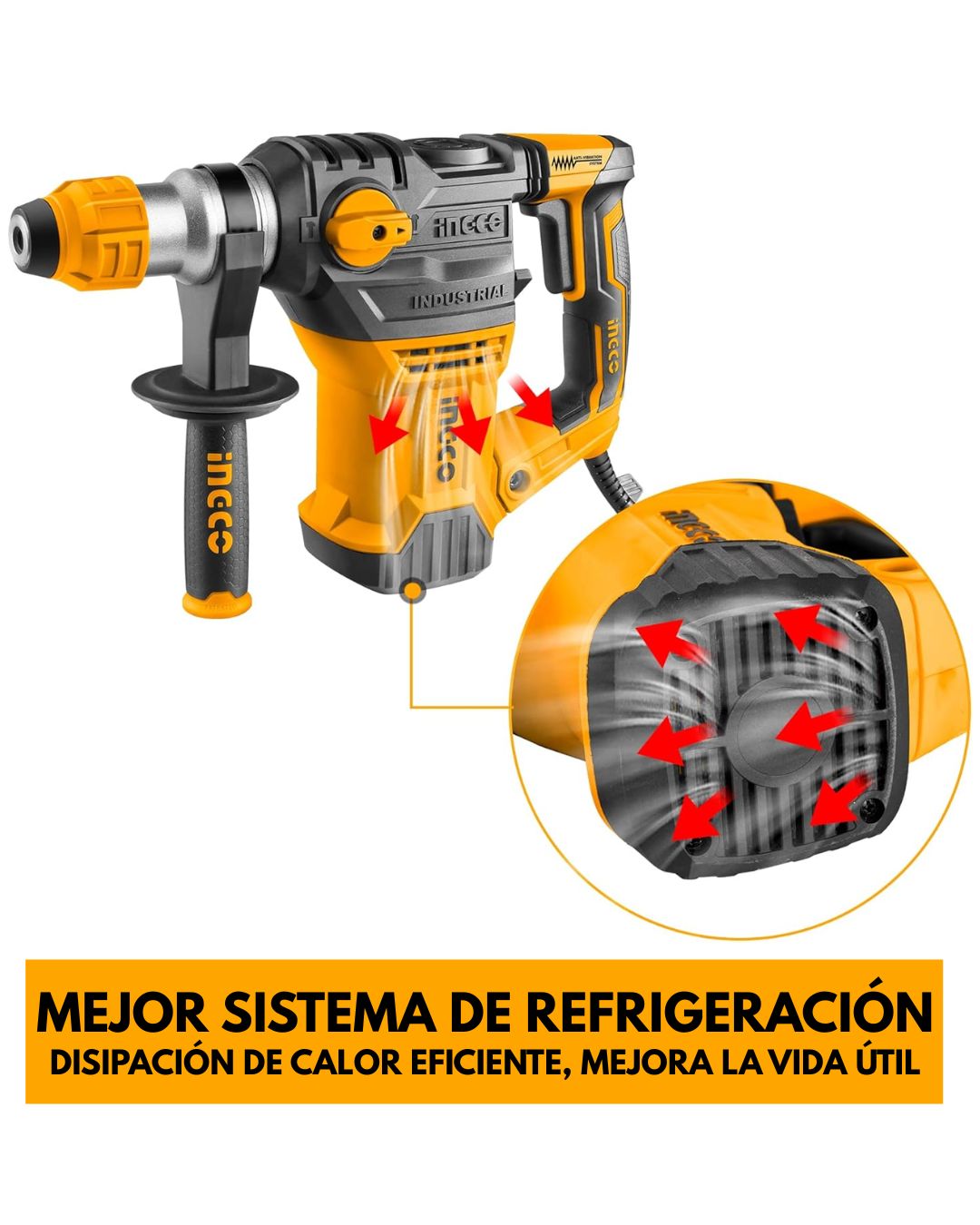 RH150028 Rotomartillo 1500W 5.5 Joule