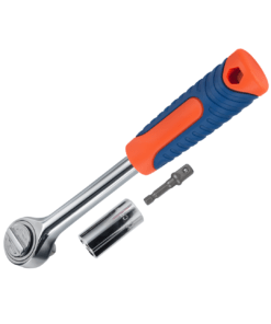 Llave Crique ⅜″ + Adaptador + Dado Universal 7–19 mm