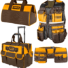Combo 4 Porta Herramientas: Valija con Ruedas + Coleto + Chaleco + Bolso