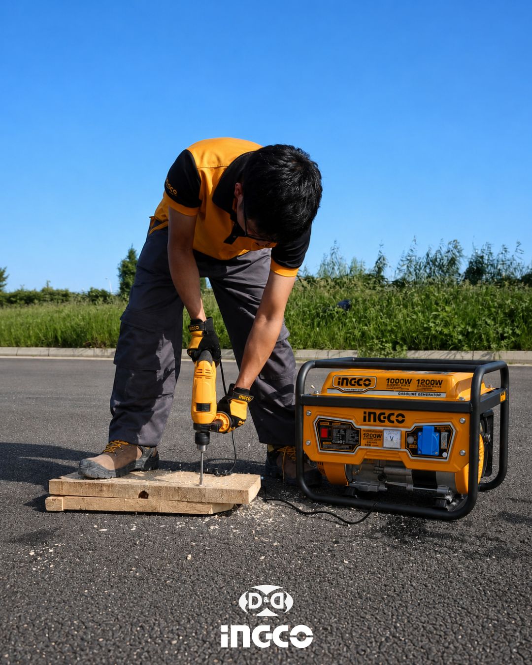 GE15005 Generador a Gasolina 1.2 KW Monofásico