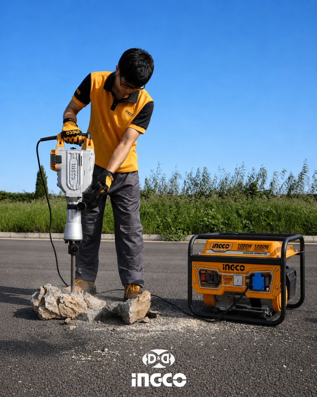 GE15005 Generador a Gasolina 1.2 KW Monofásico