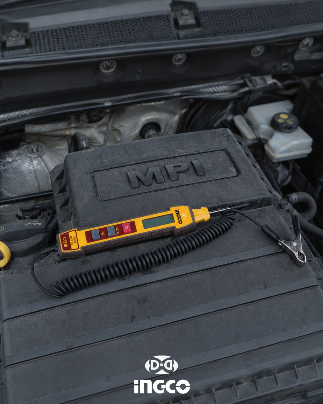 HTCS283962 Carro Taller de Herramientas 396 Piezas: Llave de Impacto 850NM + Linterna + Multímetro + Tester + 2 Baterías 5AH + Cargador Rápido