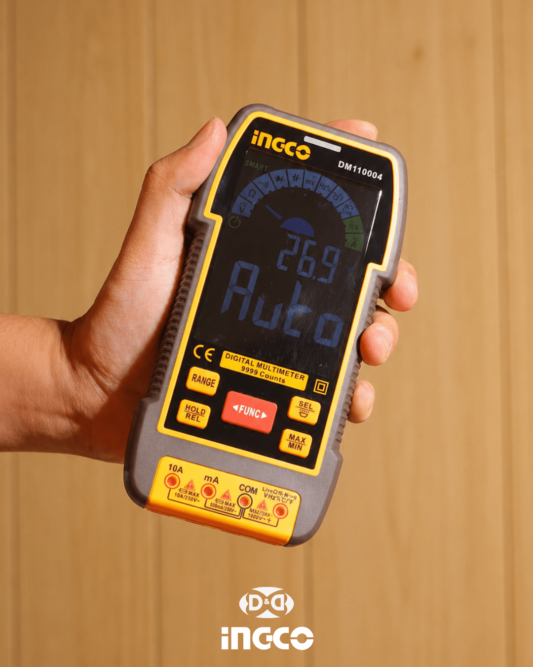 COS24069 Set Tester Pinza Amperimétrica, Multímetro Digital & Detector de Voltaje