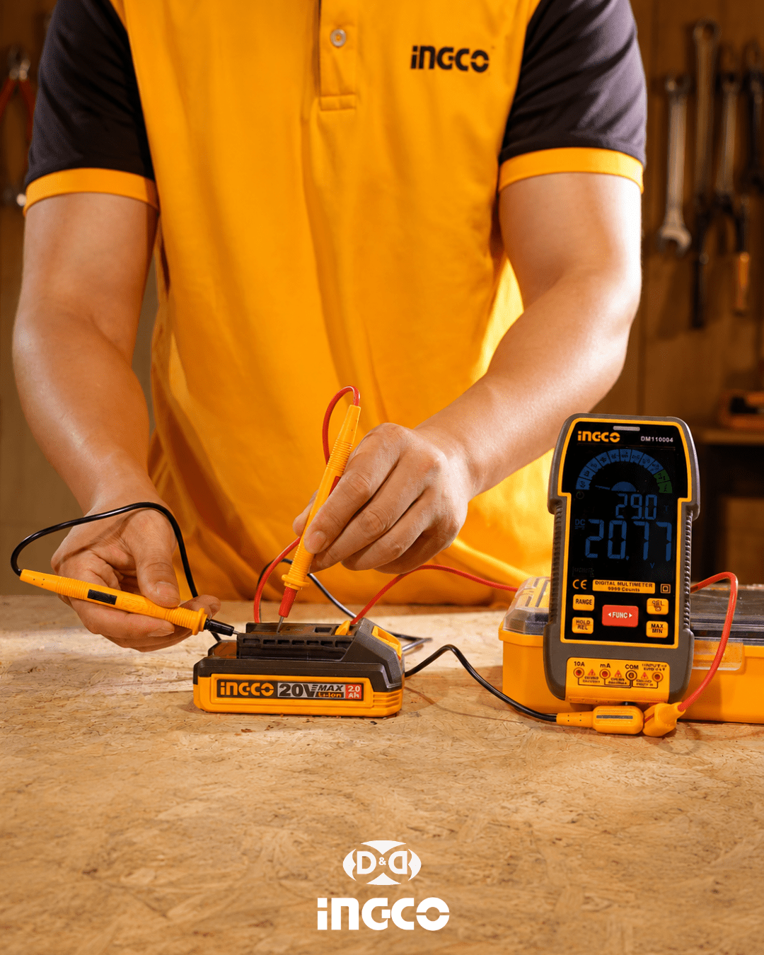 COS24069 Set Tester Pinza Amperimétrica, Multímetro Digital & Detector de Voltaje