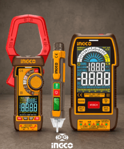 Set Tester Pinza Amperimétrica, Multímetro Digital & Detector de Voltaje