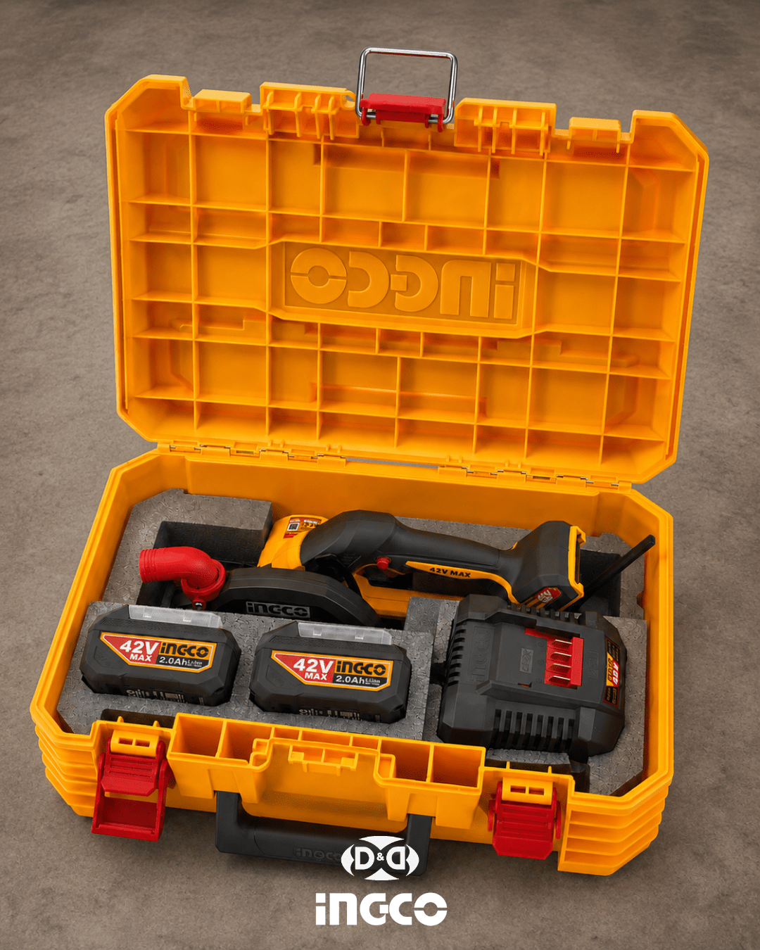 CSLI4214012 Sierra Circular 5 ½” Inalámbrica 42V + 2 Baterías 2AH + Cargador