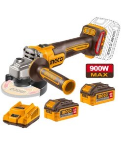 Amoladora / Esmeril / Galletero Angular Inalámbrico 4 ½” 900W + 2 Baterías 4AH + Cargador