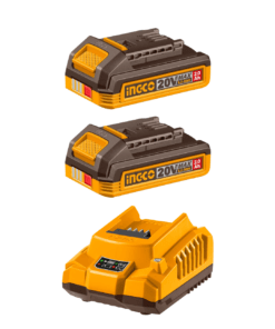 Set 2 Baterías de Litio 20V 2AH + Cargador Rápido